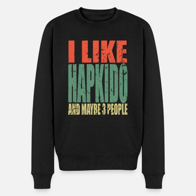 Hapkido dit drôle - Pull Premium bio Homme - noir