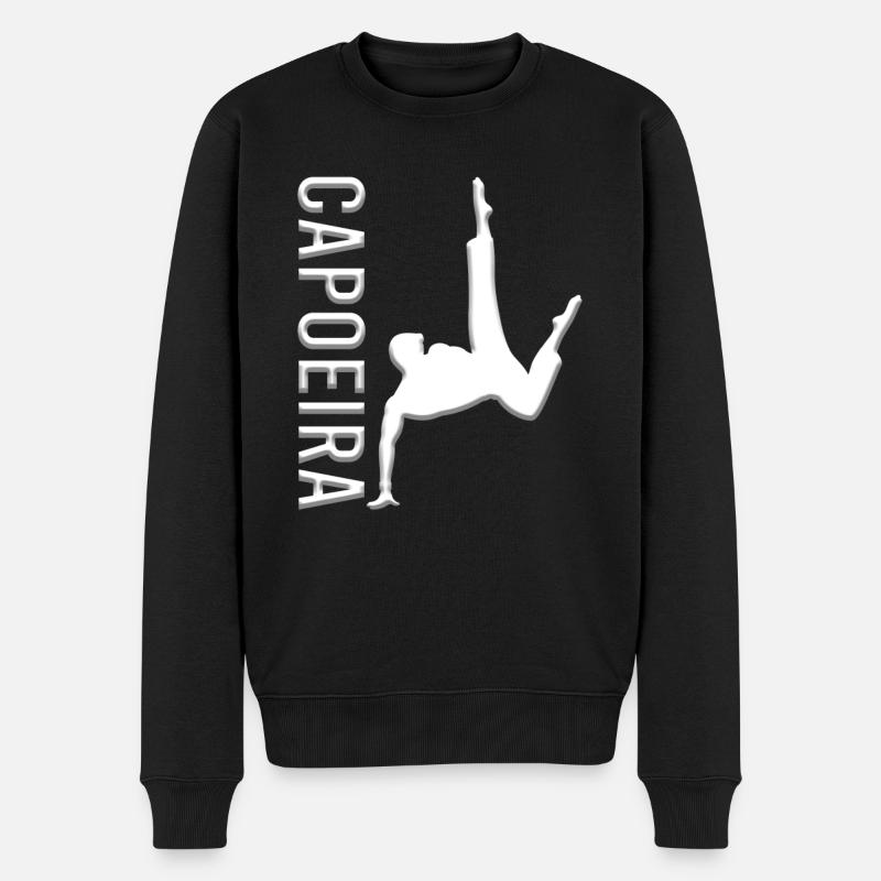 Capoeira Kampfsport - Männer Premium Bio Pullover - Schwarz