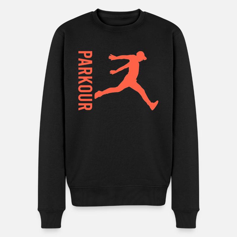 Parkour - Pull Premium bio Homme - noir
