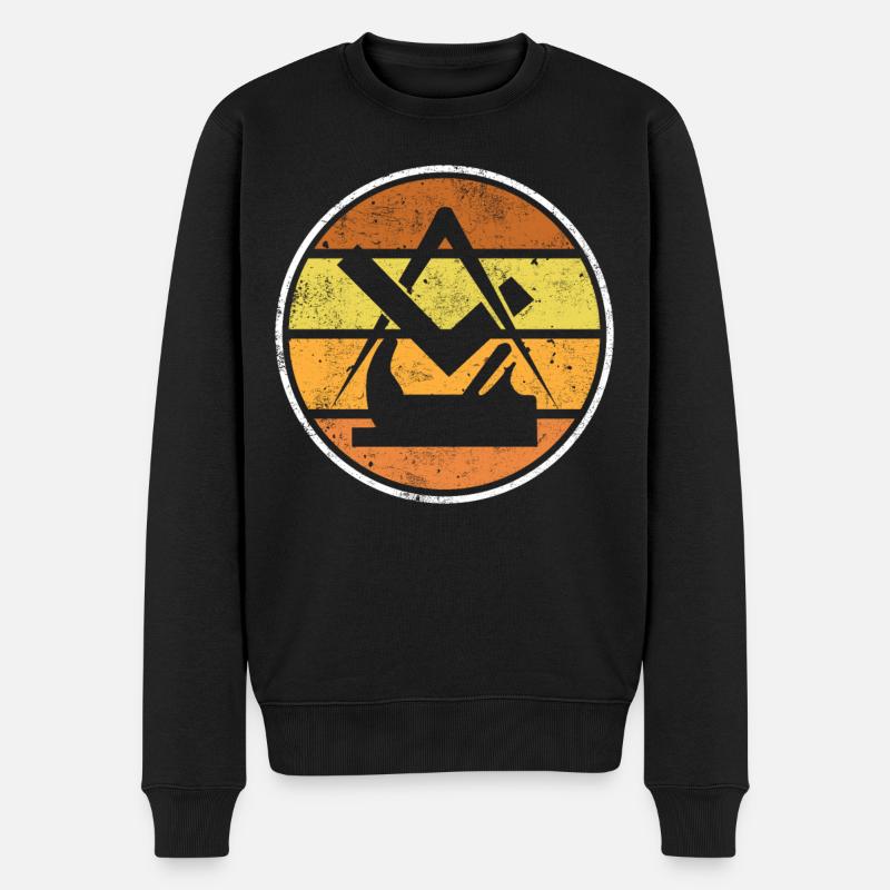 Tischler - Männer Premium Bio Pullover - Schwarz