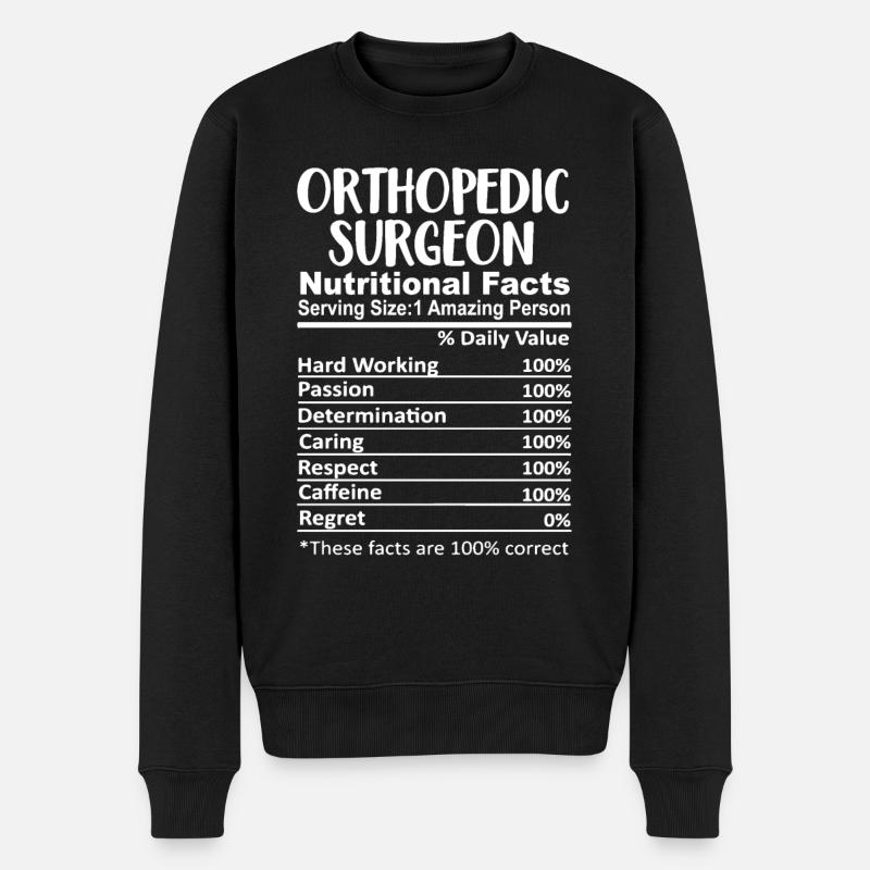 Orthopädischer Chirurg Facharzt - Männer Premium Bio Pullover - Schwarz