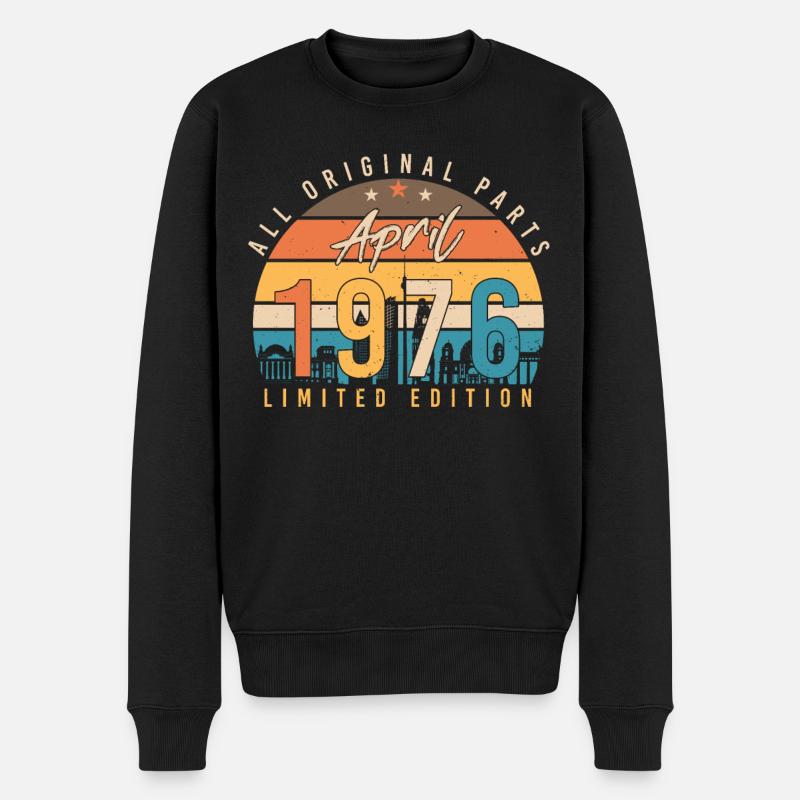 1976 April Limited - Pull Premium bio Homme - noir