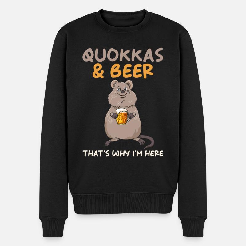 Quokka - Pull Premium bio Homme - noir