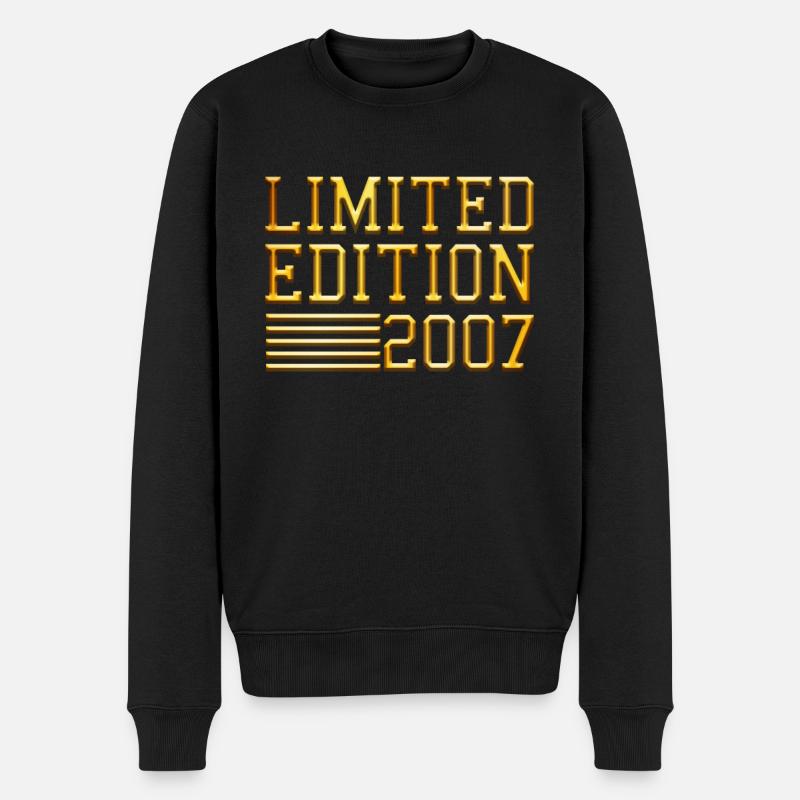Édition Limitée Anniversaire 2007 - Pull Premium bio Homme - noir