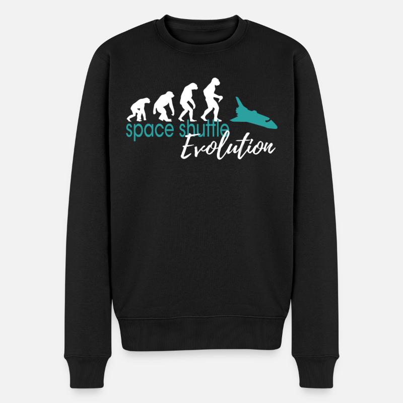 Navette spatiale Evolution - Pull Premium bio Homme - noir