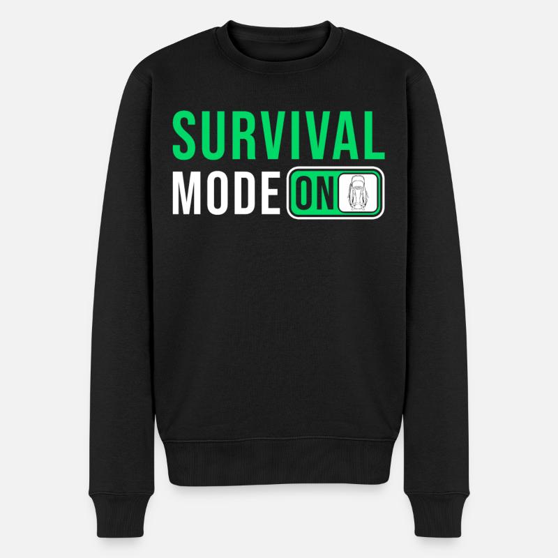Prepper Survival Outdoor Dicton - Pull Premium bio Homme - noir