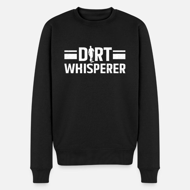 Concierge Dirt Whisperer Gardien - Pull Premium bio Homme - noir