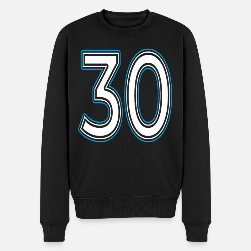 Numéro numéro 30 - Pull Premium bio Homme - noir