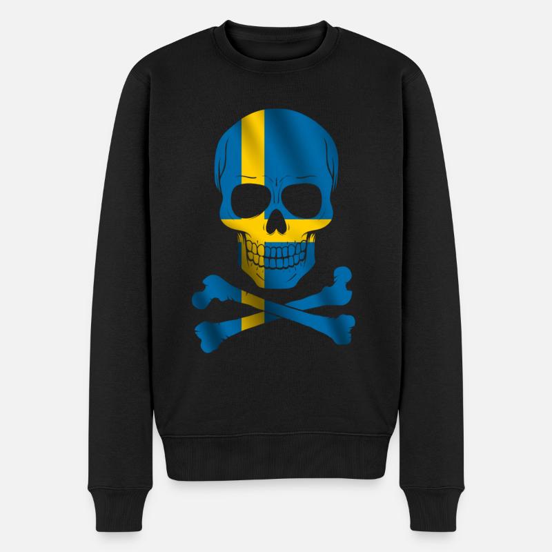 Drapeau de la Suède - Pull Premium bio Homme - noir