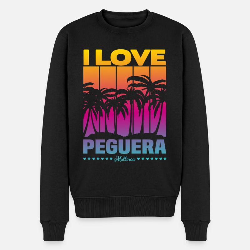 J’adore Peguera - Pull Premium bio Homme - noir
