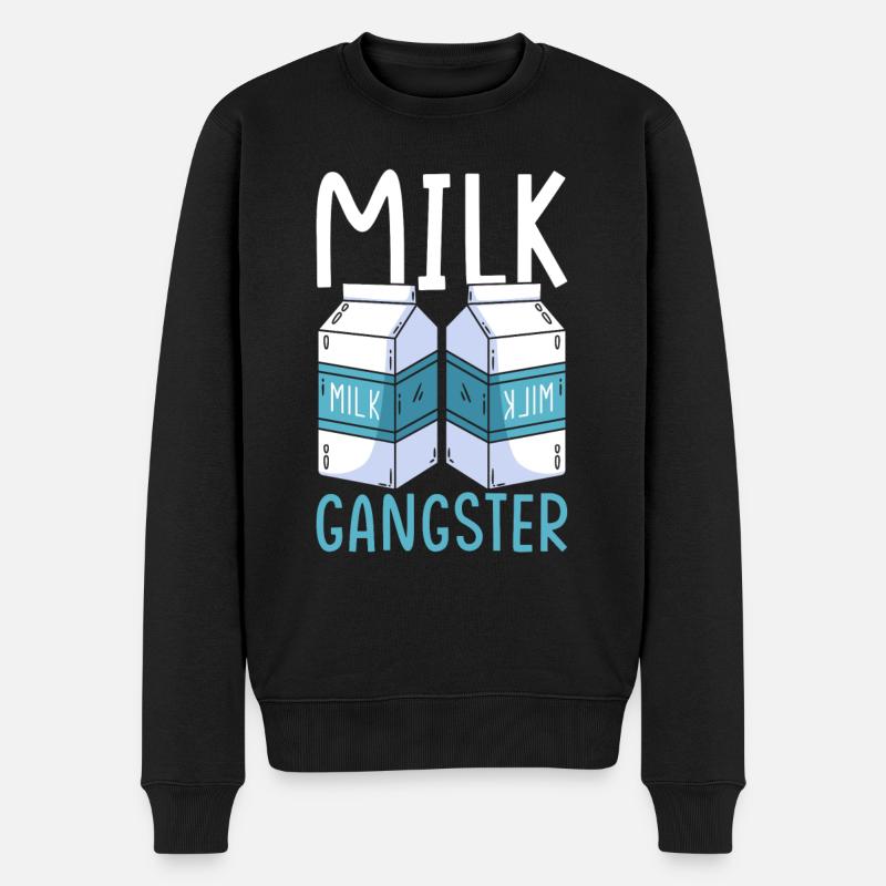 Gangster de lait - Pull Premium bio Homme - noir