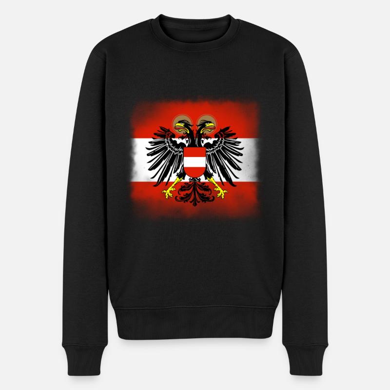 Autriche - Pull Premium bio Homme - noir