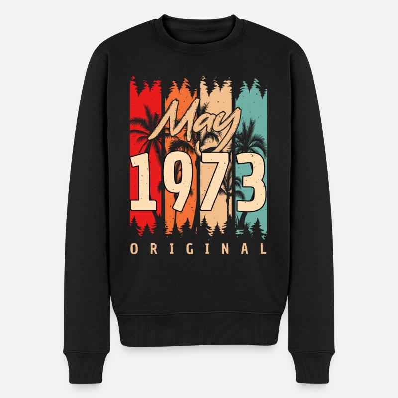 Né en 1973 en mai - Pull Premium bio Homme - noir