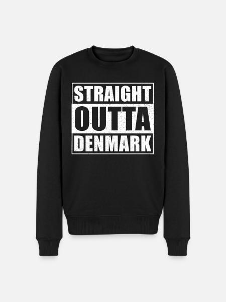 Straight outta Denmark - Men's Premium Organic Jumper - black