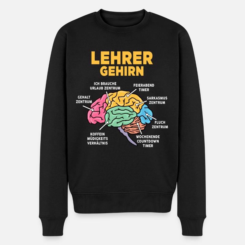 Lehrer - Männer Premium Bio Pullover - Schwarz