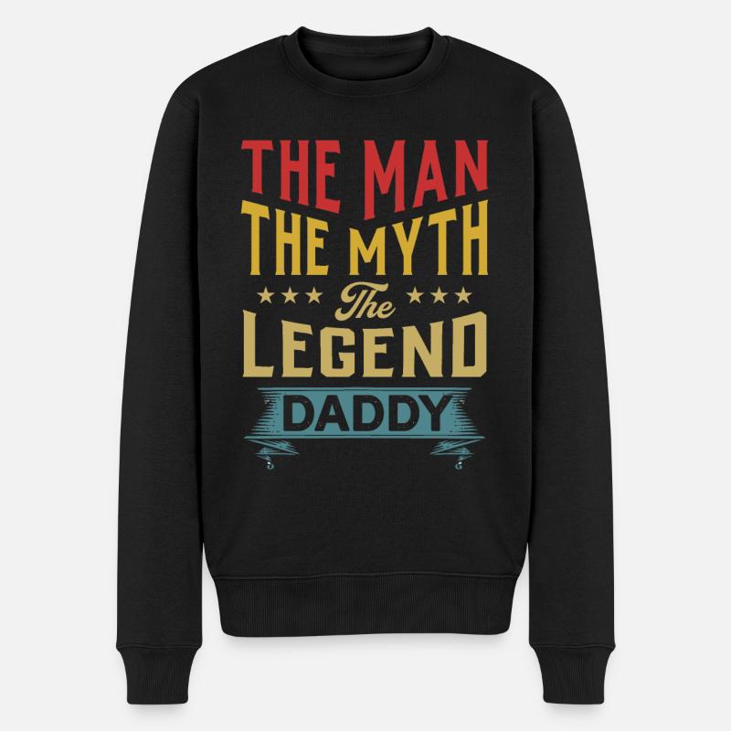 Fête des Pères - Pull Premium bio Homme - noir