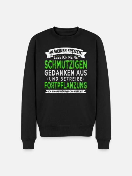 Hobbygärtner Landschaftsgärtner Gartenbau - Männer Premium Bio Pullover - Schwarz