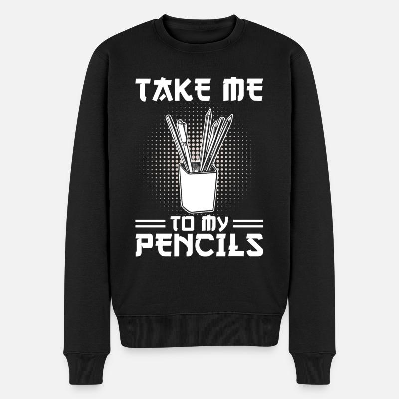 Mangaka Geschenk - Männer Premium Bio Pullover - Schwarz