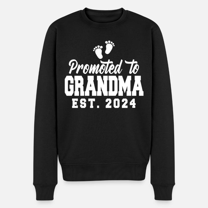 Promu grand-mère 2024 - Pull Premium bio Homme - noir