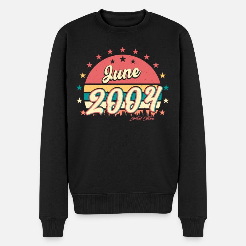 Endlich 18 Juni 2004 - Männer Premium Bio Pullover - Schwarz