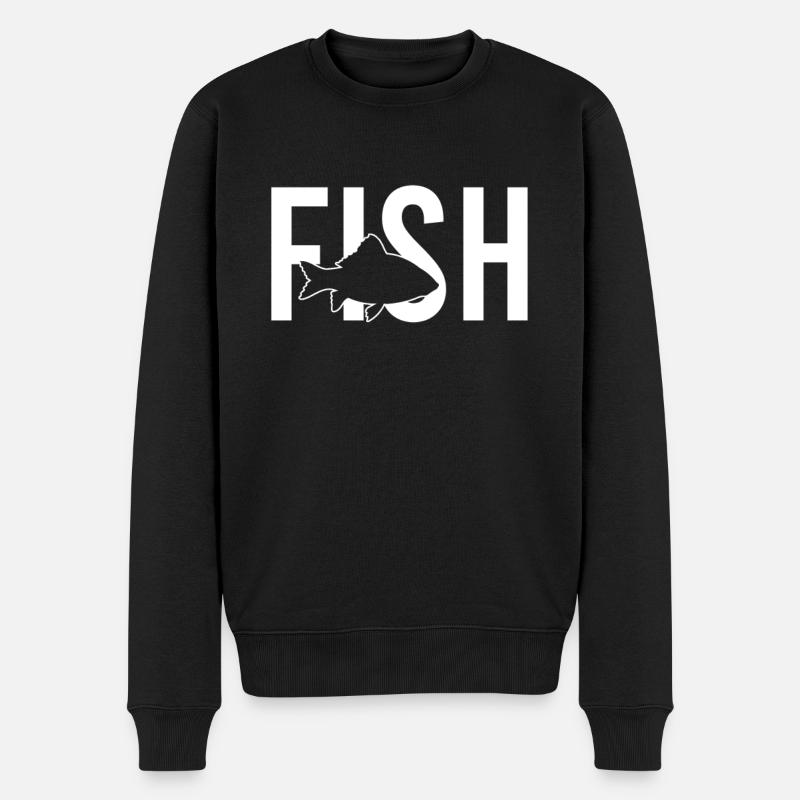 Poisson poisson - Pull Premium bio Homme - noir