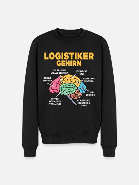 Logistiker - Männer Premium Bio Pullover - Schwarz