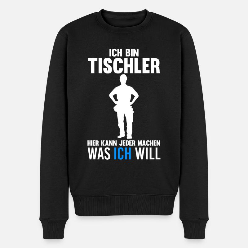 Tischler - Männer Premium Bio Pullover - Schwarz