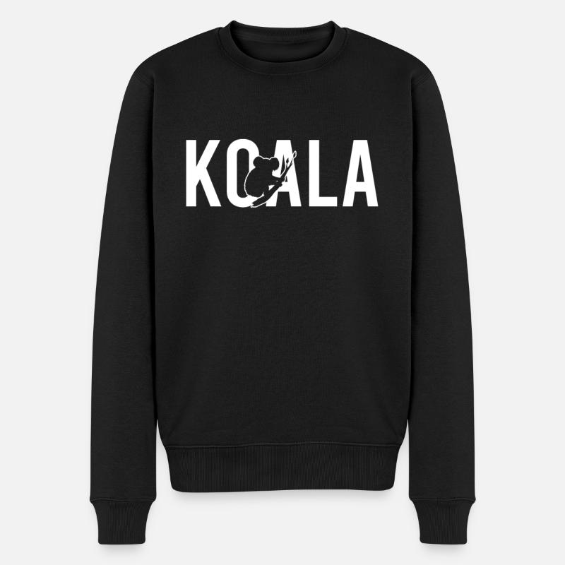 Koala - Pull Premium bio Homme - noir