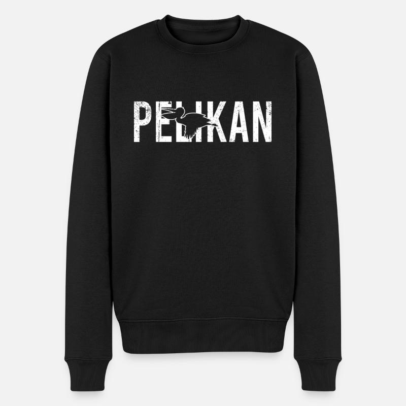 Pelikan - Männer Premium Bio Pullover - Schwarz