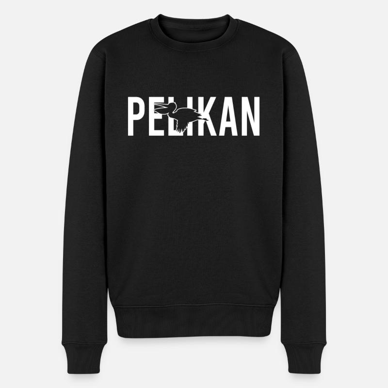 Pelikan - Männer Premium Bio Pullover - Schwarz