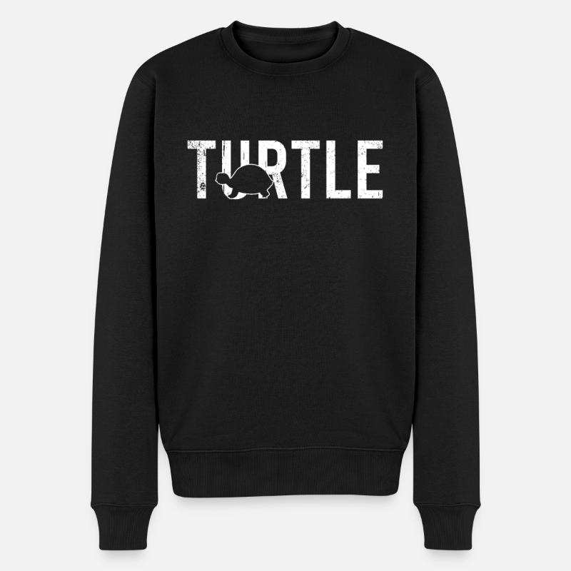 Turtle turtle - Men's Premium Organic Jumper - black
