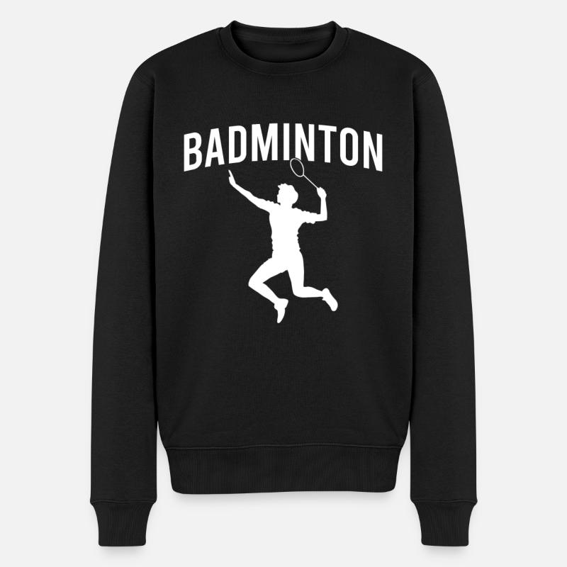 Badminton - Pull Premium bio Homme - noir