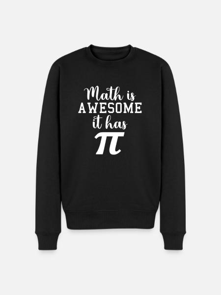 Math Mathematician Teacher Student - Men's Premium Organic Jumper - black
