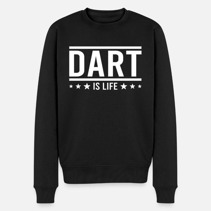 Dicton darting darting - Pull Premium bio Homme - noir