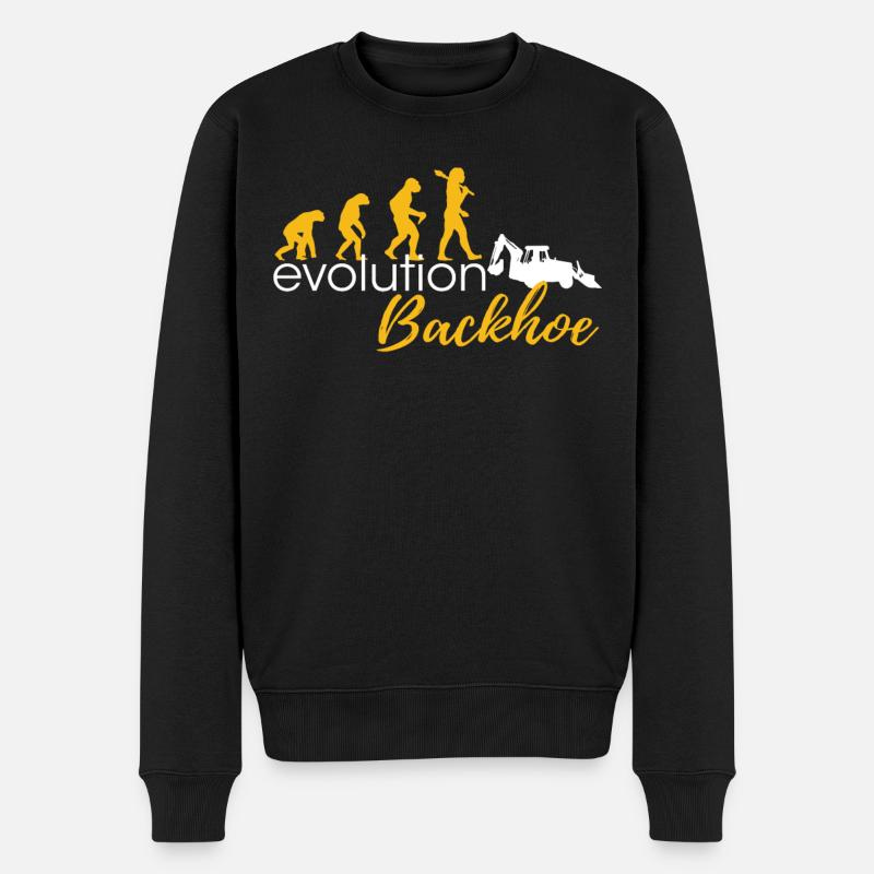 Évolution des rétrocaveuses - Pull Premium bio Homme - noir