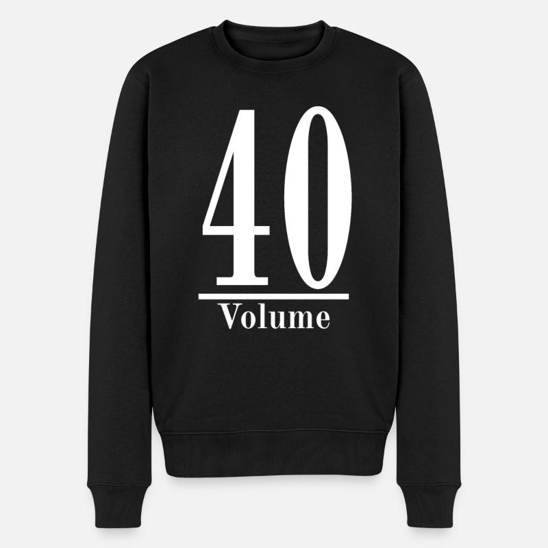 Quarante - Pull Premium bio Homme - noir