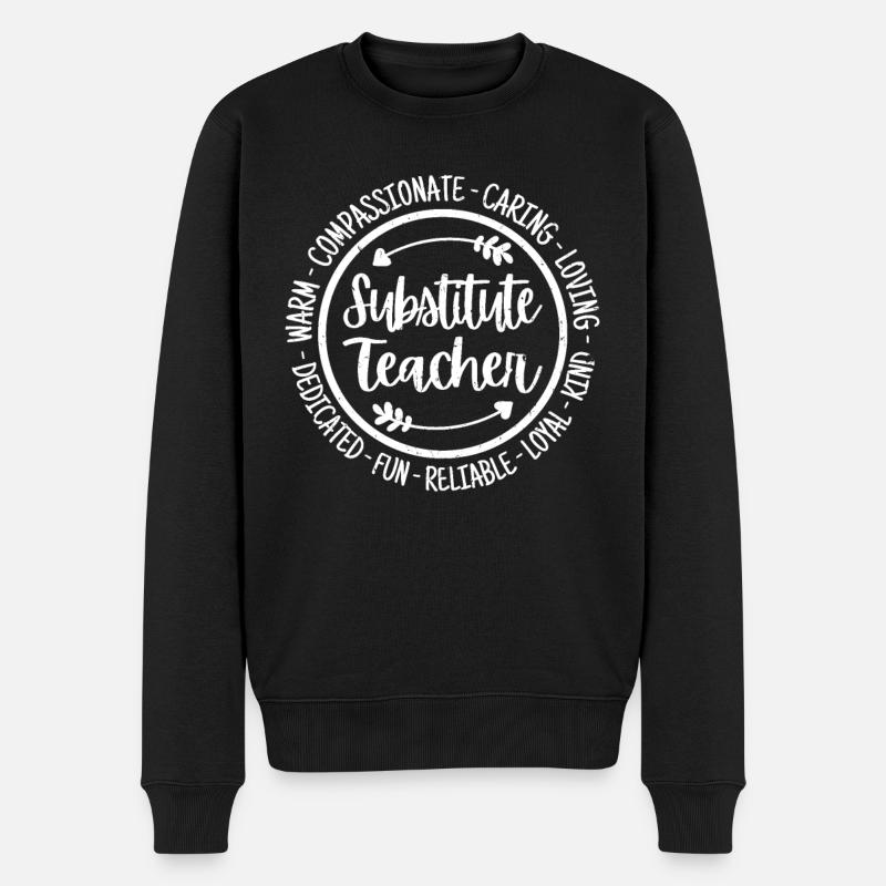 Enseignant suppléant Enseignant Éducateur éducatif - Pull Premium bio Homme - noir