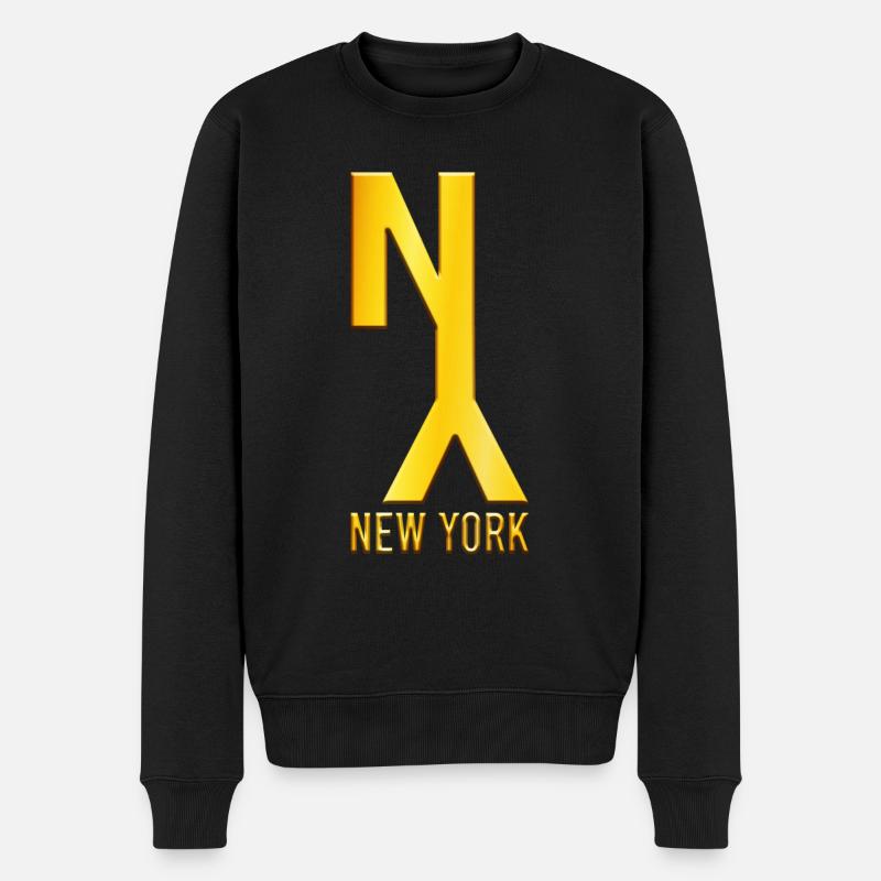 New York - Pull Premium bio Homme - noir