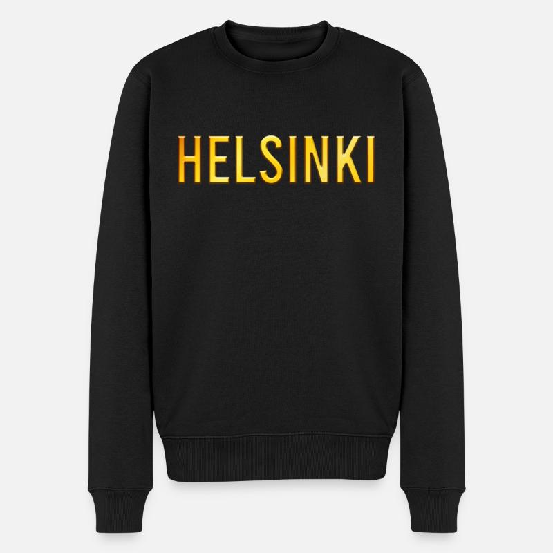 Helsinki - Pull Premium bio Homme - noir