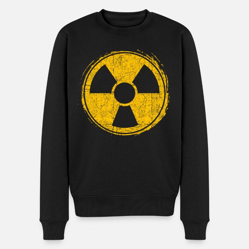 Radioaktiv - Männer Premium Bio Pullover - Schwarz