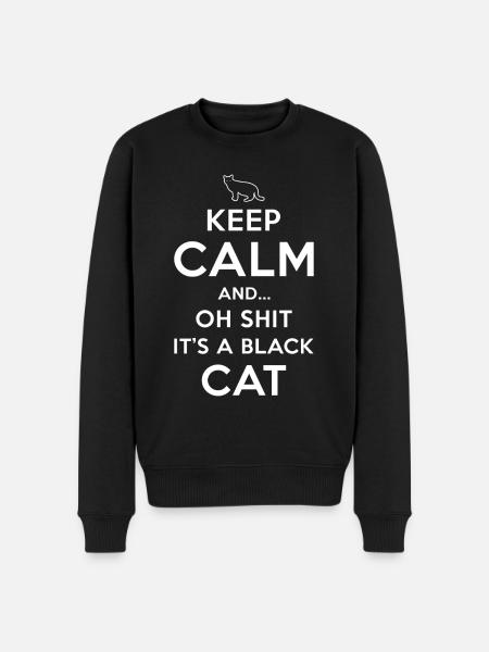 Superstition Black Cat - Men's Premium Organic Jumper - black