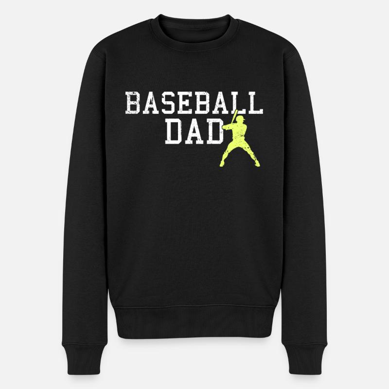 papa de baseball - Pull Premium bio Homme - noir
