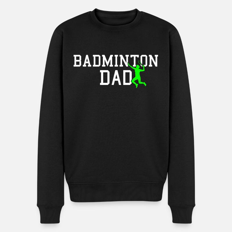 papa badminton - Pull Premium bio Homme - noir