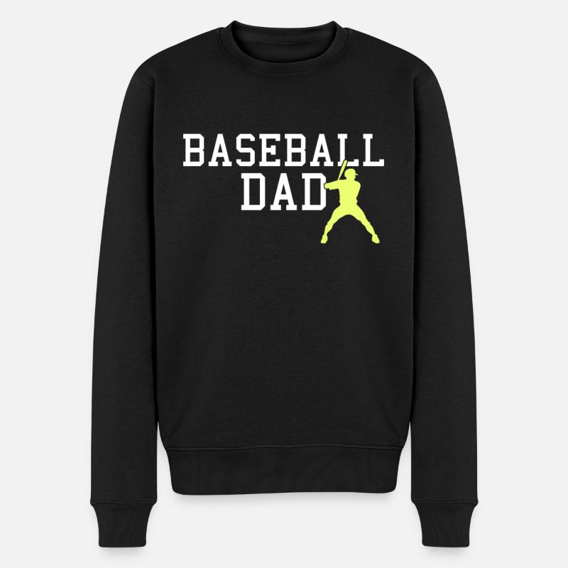 papa de baseball - Pull Premium bio Homme - noir