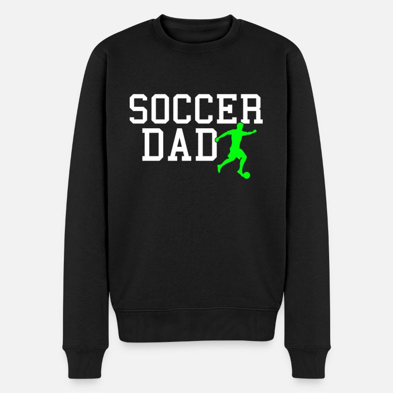 papa footballeur - Pull Premium bio Homme - noir