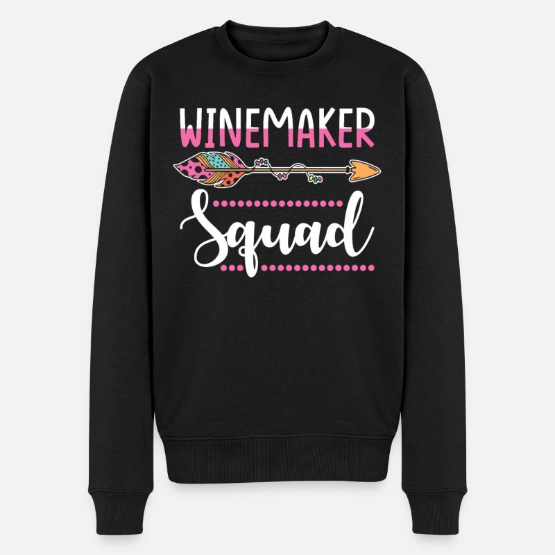 Winemaker Wine Growing Winery Équipe - Pull Premium bio Homme - noir