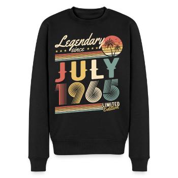 Legendary Since July 1965 Limited Edition - Männer Premium Bio Pullover - Schwarz - Vorne - Nico (187cm)