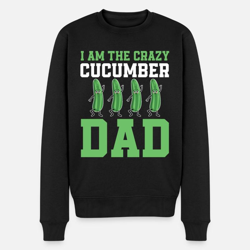Concombre Papa - Pull Premium bio Homme - noir