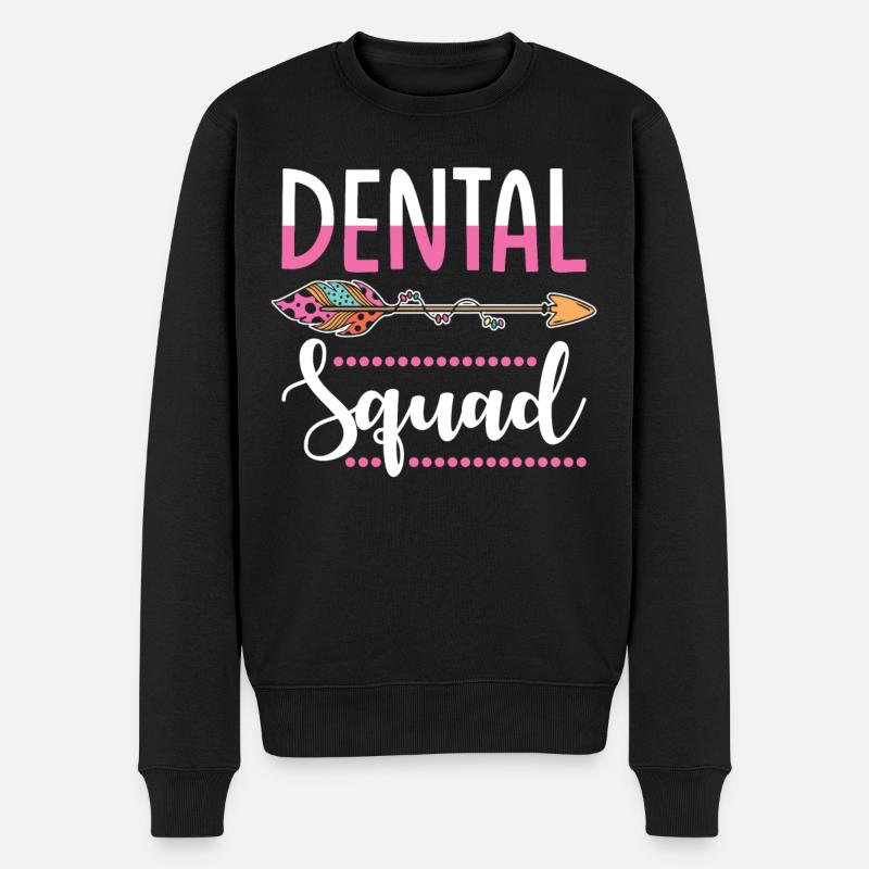 Équipe de dentisterie - Pull Premium bio Homme - noir