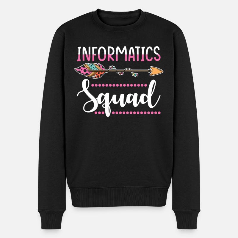 Informaticien - Pull Premium bio Homme - noir